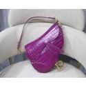 Dior SADDLE SOFT CALFSKIN BAG C9045 purple HV02739KX86