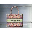 DIOR SMALL DIOR BOOK TOTE Multicolor Tie & Dior Embroidery C1296 HV11636UF26