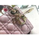 Fake 1:1 MINI LADY DIOR-TAS VAN LAMSLEER M15P pink HV09947YK70