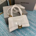 Fake Best Balenciaga Hourglass XS Top Handle Bag 28331S white HV01786Nk59