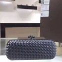 Fake Best Bottega Veneta Japanese Silk ribbon Clutch 0313 dark blue HV11641Nk59