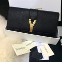 Fake Cheap 2015 Yves Saint Laurent new model clutch 30210-1 black HV09429Kt89