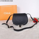 Fake Chloe mini shoulder bags calf leather 27005 black HV10036Qv16