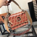 Fake Fendi KAN I LOGO Handbag medium 8BT284 red HV07914kw88