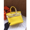 Fake Hermes Birkin Tote Bag Original Togo Leather BK35 yellow HV02005pE71