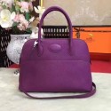 Fake Hermes Bolide Original Togo leather Tote Bag HB31 purple HV04926Qv16