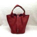 Fake Hermes Picotin Lock 22cm Bags togo Leather 1048 Red HV03032bz90