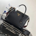 Fake Prada Calf leather bag 1BA157 black HV03943Lh27