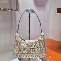 Fake Prada Nylon and Saffiano leather mini bag 1NE204 apricot HV04195pE71