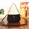 Fake Prada Nylon cloth casual bag BN2043 black HV07605QF99