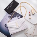 Fake Yves Saint Laurent hot style shoulder bag 393953 white HV06819kw88