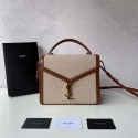 Fake Yves Saint Laurent IN CANVAS AND LEATHER Y650119H Apricot HV07161lF58