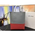 Fashion Celine CABAS Tote Bag 3365 Gray with red HV01784Of26