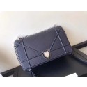 Fashion DIORAMA FLAP BAG IN BLACK GRAINED CALFSKIN WITH LARGE CANNAGE DESIGN M0422 HV08674Of26