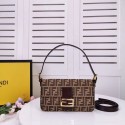 FENDI BAGUETTE fabric bag 8BR011 Coffee HV04302Bw85