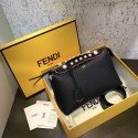 Fendi BY THE WAY REGULAR leather Boston bag 8BL124A black HV00623hk64