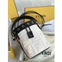 FENDI MON TRESOR Mini bag in beige canvas 8BS010 HV05556jf20