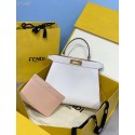 Fendi PEEKABOO ISEEU MEDIUM leather bag 70193 white HV07786wv88