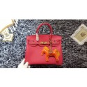 Hermes Birkin 30CM tote bags litchi leather H30 rose HV01899sf78