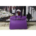 Hermes Birkin H35 new model lizards purple gold(silver) HV01337ER88