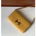 Hermes Constance to go mini Bag H4088 yellow HV01240HW50