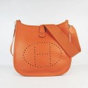 Hermes Cowhide Evelyne Messenger Bag 6309 Orange HV00861np57