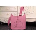 Hermes evelyne hot style original leather H1188 pink HV01102tQ92