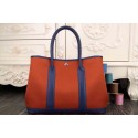 Hermes Garden Party waterproof fabric 6080 orange&dark blue HV02067ta99