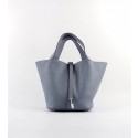 Hermes Picotin 18cm Bags togo Leather 8615 gray-blue HV04800CI68