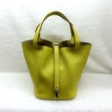 Hermes Picotin Lock 22cm Bags togo Leather 1048 Lemon HV00419Lp50