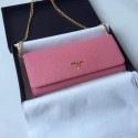 High Imitation Prada Calfskin Leather Shoulder Bag 1BP290 rose HV10126bg96