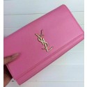 High Quality 2015 Yves Saint Laurent new model clutch 30210 pink HV06821BH97