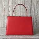 High Quality CELINE MEDIUM CLASP HANDBAG IN BOX CALFSKIN WITH PATINA 180923 RED HV08281BH97