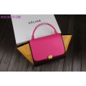 High Quality Celine Trapeze Bag Original Leather 3342-2 rose&purplish red&apricot HV03295pR54