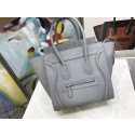 High Quality Replica Celine Luggage Micro Original Leather Tote Bag M3308 Light gray HV09638aR54