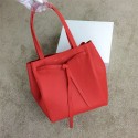 Hot 2015 Celine new model litchi grain shopping bag 2208 red HV11004cT87