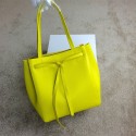 Hot 2015 Celine new model litchi grain shopping bag 2208 yellow HV02609cT87