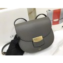 Hot Celine Compact Trotteur Cattle leather Mini Shoulder Bag 1268 Dark grey HV04385Nm85