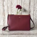 Hot Celine Original Leather Shoulder Bag 55420 Burgundy HV08183io40