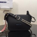 Hot Prada Concept calf leather bag 1BD123 black HV05529cT87