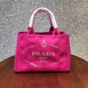 Hot Prada Fabric Printed Tote 1BG439 rose HV09643io40