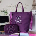 Hot Replica Prada Nylon cloth casual bag BN2834 purple HV00788wR89