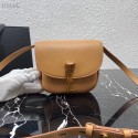 Hot Yves Saint Laurent Calfskin Leather Shoulder Bag 619740 apricot HV09909cT87
