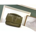 Hot Yves Saint Laurent NIKI BABY IN LAMBSKIN green HV01879cT87