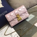 Imitation 2017 dior DIORADDICT WALLET ON CHAIN 7056 pink HV00758lH78