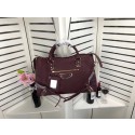 Imitation Balenciaga The City Handbag Sheepskin 084334 wine HV06434SU34