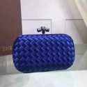 Imitation Bottega Veneta Japanese Silk ribbon Clutch 0312 blue HV10599Nj42