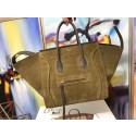 Imitation Celine LUGGAGE PHANTOM Tote Bag 3372 green HV00959SU34