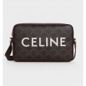 Imitation Celine MINI FOLCO BAG IN TRIOMPHE CANVAS CL9450 black HV11672uq94