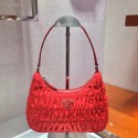 Imitation Cheap Prada Nylon and Saffiano leather mini bag 1NE204 red HV06912fV17